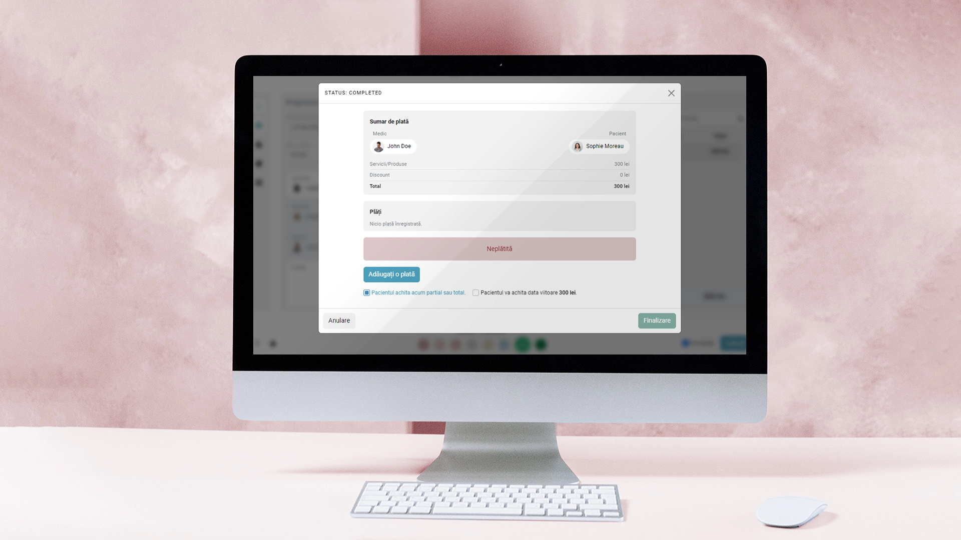Gestion des Revenus et des Paiements fonction d'application logicielle