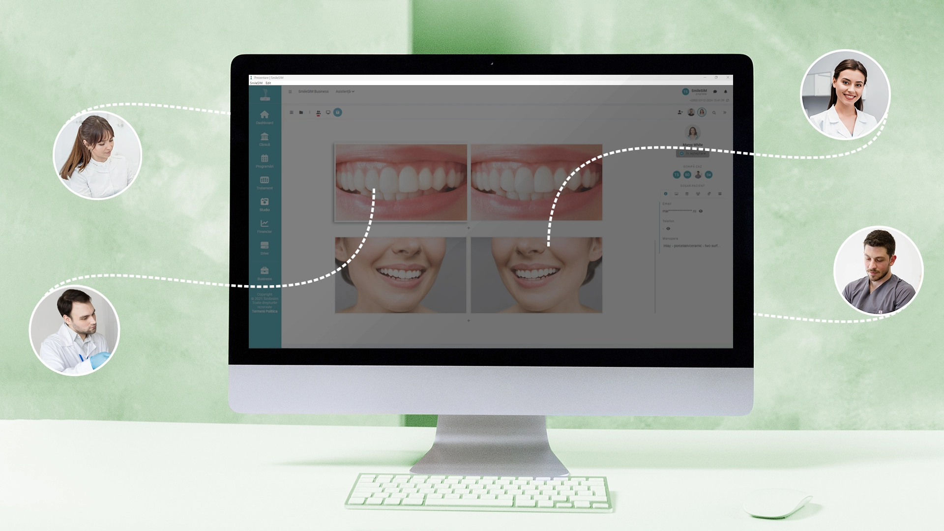 Collaboration interdisciplinaire fonction d'application logicielle